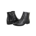 Bota em Couro Conforto Casual Maria Paula Cano Curto Preto