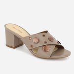Tamanco Feminino Couro Calce Fácil Yara Fendi