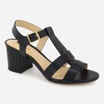 Tamanco Feminino Couro Fivela Confort Noemi Preto