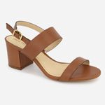 Tamanco Feminino Couro Casual Ísis Camel