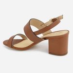 Tamanco Feminino Couro Casual Ísis Camel