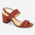Tamanco Feminino Couro Casual Ísis Telha