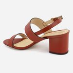 Tamanco Feminino Couro Casual Ísis Telha