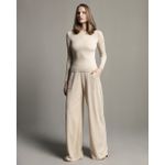 Calça Pure Algodão Bege-