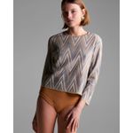 Blusa Chevron Manga 3/4 Tessere
