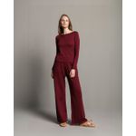 Calça Pure Algodão Bordô