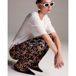 Calça Panter Animal Print Jacquard