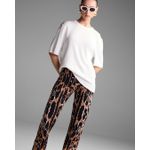 Calça Panter Animal Print Jacquard