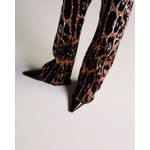 Calça Panter Animal Print Jacquard