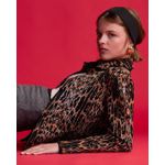 Casaqueto Panter Animal Print Jacquard