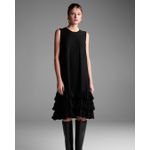 Vestido Boho Babados Preto