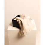 Manta com bolsos Helena Bege Papíro
