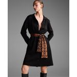 Casaco Trench Coat Panther Preto