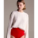 Pull Brooklyn Ponto Onda Off White