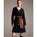 Casaco Trench Coat Panther Preto