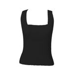 Blusa Basic Soul Decote Quadrado Preto