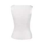 Blusa Basic Soul Decote Quadrado Off White