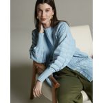 Casaco Damier Azul Claro+