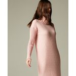 Vestido Damier Rosa Claro