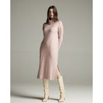 Vestido Damier Rosa Claro