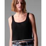Top Cropped Mariana Preto
