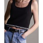 Top Cropped Mariana Preto