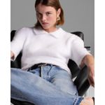 Blusa Mariana Gola Polo Off White