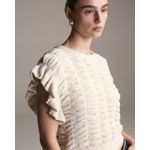 Blusa Colete Gomos Paris Off White