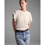 Blusa Colete Gomos Paris Off White