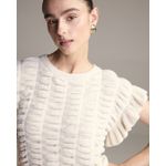 Blusa Colete Gomos Paris Off White