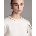 BLUSA GOLA DUDA CROCHET OFF WHITE