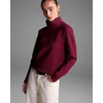 Blusa Star Gola Alta Merlot