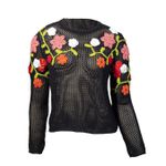 Pull Luiza Bordado Preto