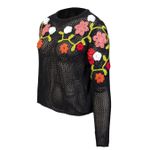 Pull Luiza Bordado Preto