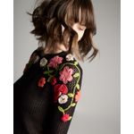 Pull Luiza Bordado Preto