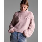Pull Vania Rosê Bordado