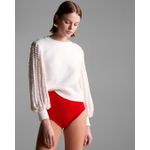 Pull Brooklyn Off White Manga Ponto Onda