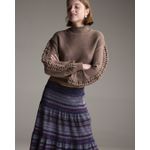 Saia Midi Nuage Lurex Listras
