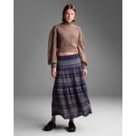 Saia Midi Nuage Lurex Listras