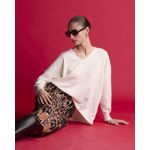 Saia Panter Animal Print Jacquard