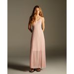 Vestido Longo Jasmin Rosa Acqua