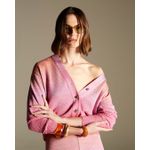 Casaco Cardigan Tie Dye Degradê