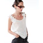Regata Creta Bordada Off White-