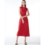 Vesido Midi Hera Vermelho
