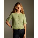 Casaco Orquídea Verde Lima