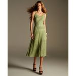 Saia Midi Folha Verde Folha