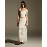 Saia Coqueiro Branco Off White