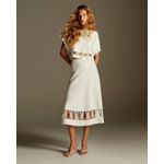 Saia Estrelícia Branco Off White