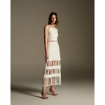 Vestido Estrelícia Branco Off White