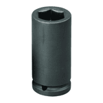 Soquete Impacto 5/8 longo sextavado encaixe 1/2 Gedore